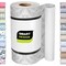 Smart Design Bonded Grip Shelf Liner - 12 Inch x 10 Feet - Fleur Gris